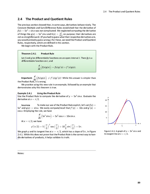 APEX Calculus - Page 89